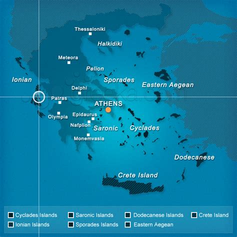 Map of Ithaca island, Greece - Greeka.com