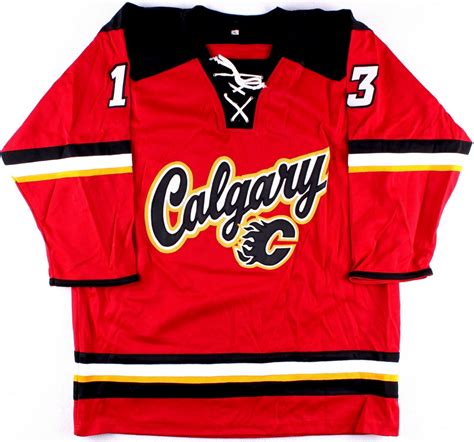 Johnny Gaudreau Signed Flames Jersey (JSA Hologram) | Pristine Auction