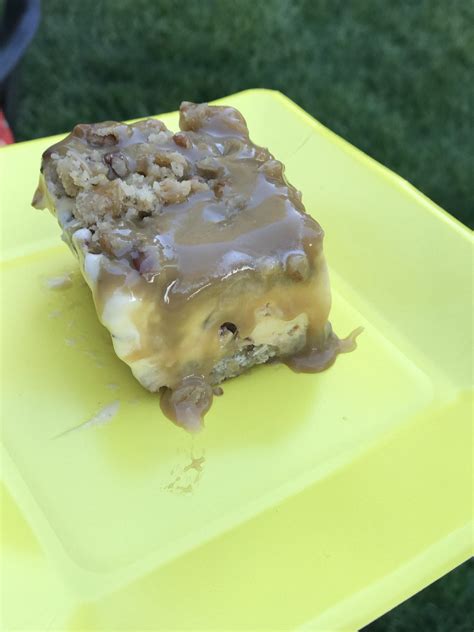 Delicious Homemade Caramel Toffee Cake