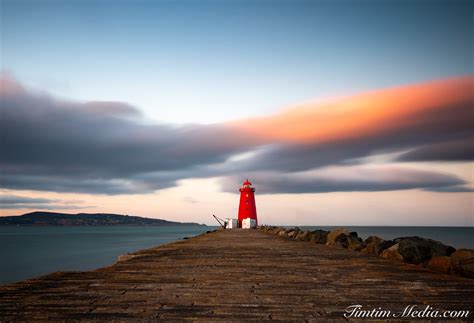 Poolbeg Lighthouse Dublin Bay Ireland Art Print - Etsy Ireland | Dublin ...