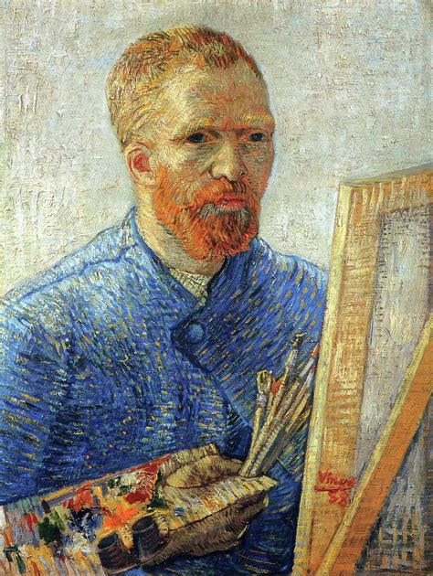 Self-portrait as an Artist by Vincent Van Gogh