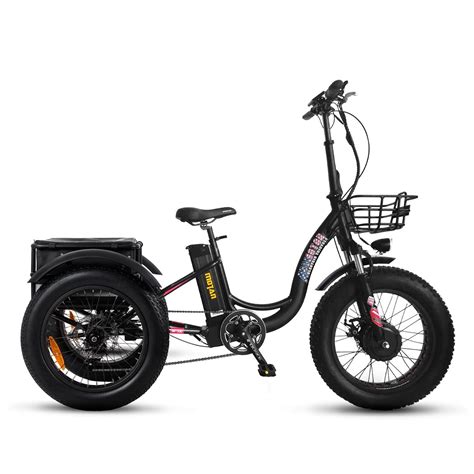 Buy Addmotor Motan Electric Trike, M330 20" Fat Tire Electric Tricycle, 750W 48V 17.5Ah ...