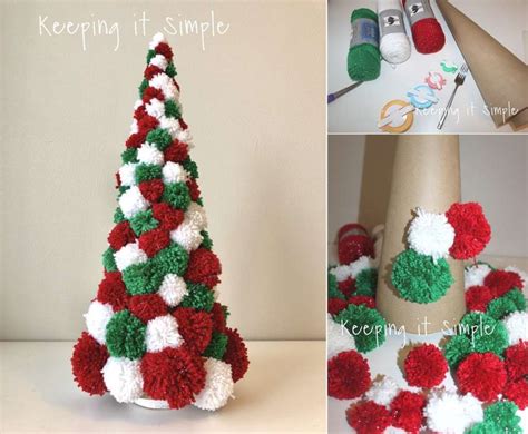 DIY Tabletop Christmas Trees