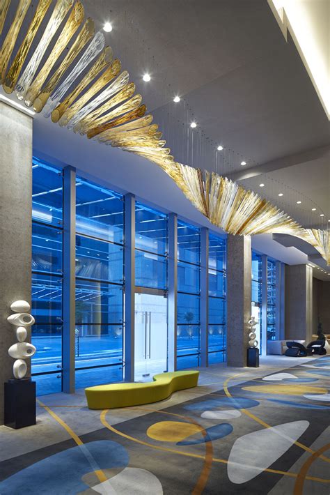 Sofitel Dubai Downtown Rising gracefully amid the skyscrapers of downtown Dubai, the hotel's ...