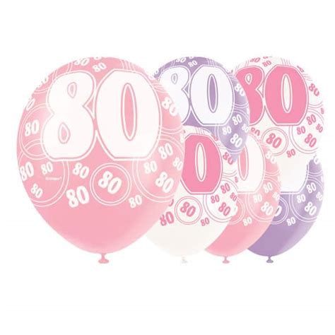 80th Birthday Balloons | Partyrama.co.uk