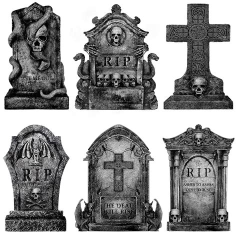 Scary Tombstone Clipart Zombie