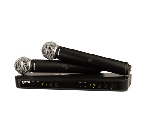 Shure BLX288/SM58 Dual SM58 Handheld Wireless Microphone System BLX288 ...