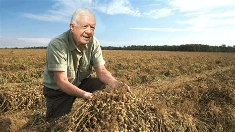 RIP Jimmy Carter, a throwback, a photo of him enjoying his peanut farm before the blight came ...