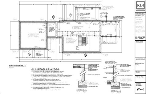 Foundation Plans - Residential Design Inc