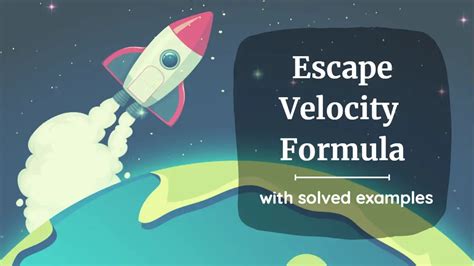 MathType On X: Escape Velocity Is The Speed At Which An, 59% OFF