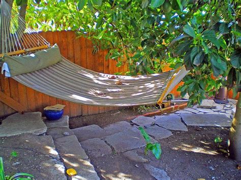 Relaxing Backyard Hammock Area