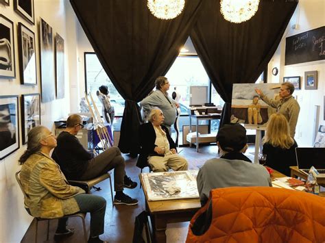 Meeting Artists and Sharing Art