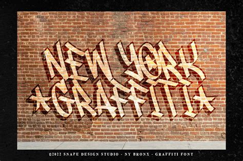 NY Bronx - Graffiti Font – MasterBundles