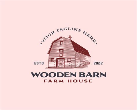 classic wooden barn logo design template 14798387 Vector Art at Vecteezy