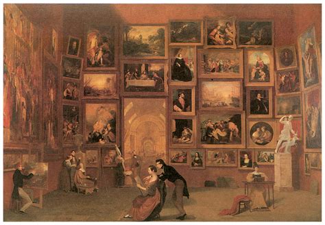 Gallery Of The Louvre Painting by Samuel Morse