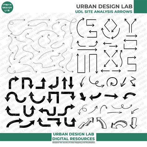 Architecture Site Analysis | North Arrow Symbols