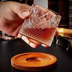 Remington Whiskey Spinning Glass
