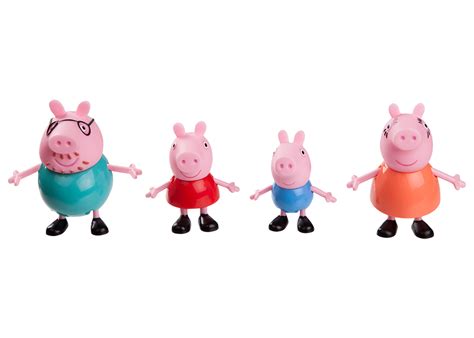 Nickelodeon Peppa Pig ™ 3" Peppa Pig & Family 4 Pack