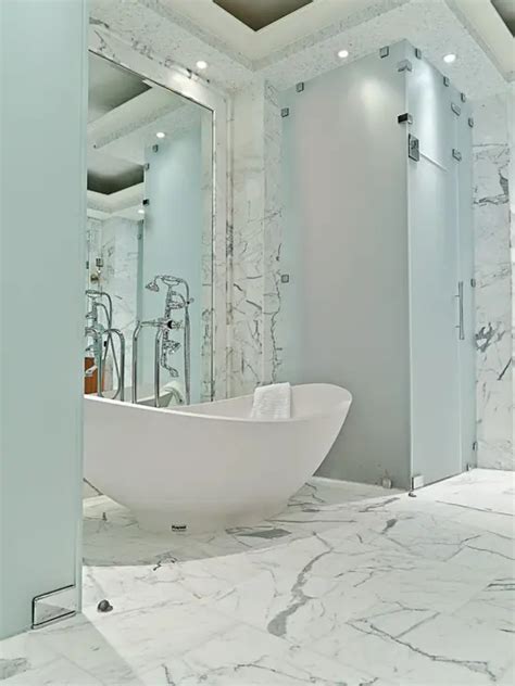 48 Luxurious Marble Bathroom Designs - DigsDigs