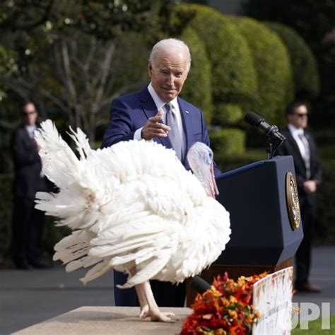 Photo: President Biden pardons Thanksgiving turkey at White Hpuse - WAP20231120521 - UPI.com