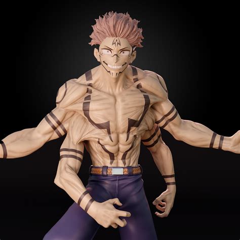 [ART] 3D Ryomen Sukuna (Jujutsu Kaisen) : r/manga