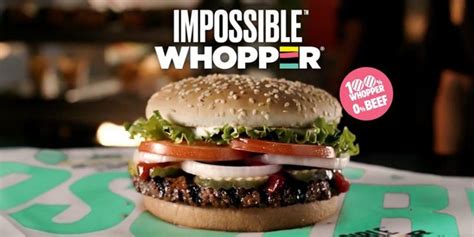 Burger King presenta un whopper que sabe a carne, huele a carne y sangra como la carne, pero es ...
