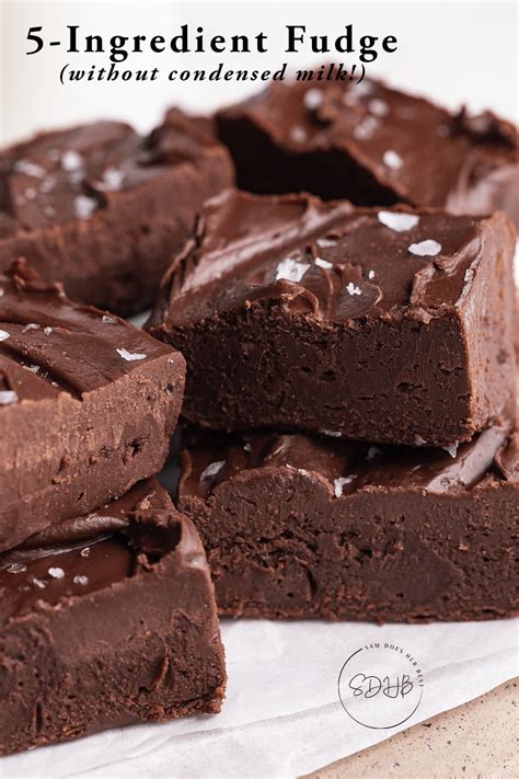 Chocolate Fudge Recipe Without Condensed Milk – Sam Does Her Best