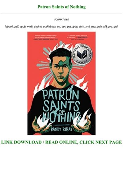 !D.o.w.n.l.o.a.d e-Book Patron Saints of Nothing Pre Order