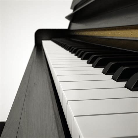 Piano 3D Model MAX OBJ | CGTrader.com