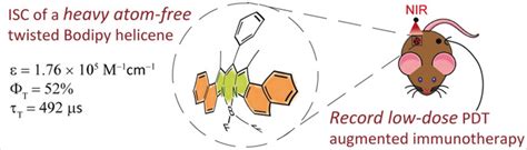 Elucidation of the Intersystem Crossing Mechanism in a Helical BODIPY for Low‐Dose Photodynamic ...