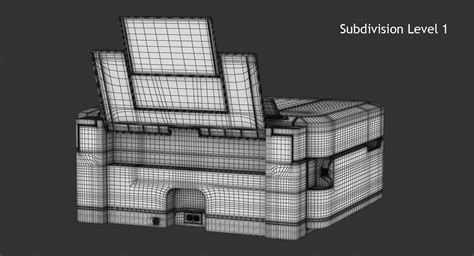 printer scanner combo 3d model