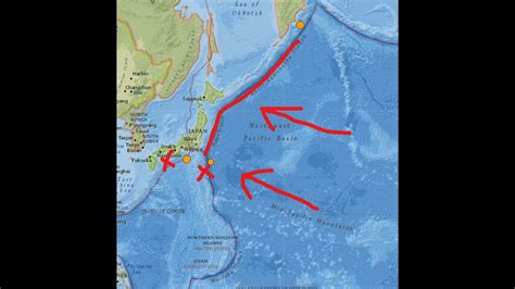 Deep Earthquake activity South of Tokyo Japan region. Sunday night ...