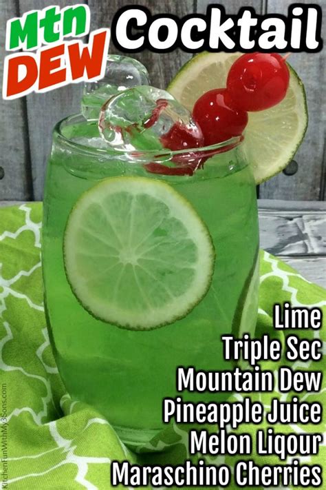 Mountain Dew Cocktail - Kitchen Fun With My 3 Sons