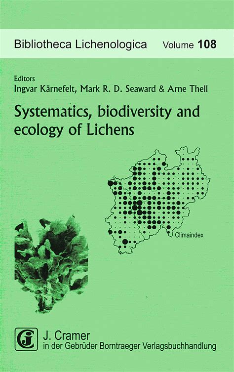 Systematics, biodiversity and ecology of lichens — Schweizerbart ...