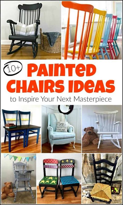 10+ Painted Chairs Ideas to Inspire Your Next Masterpiece | Painted ...