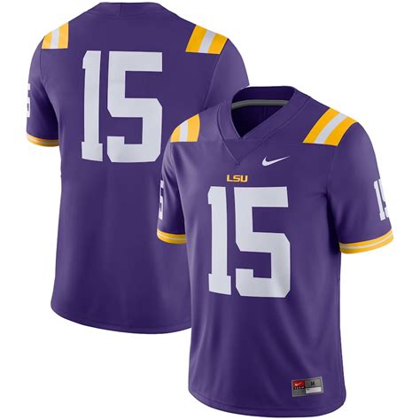 Nike LSU Tigers Purple 2018 Game Football Jersey