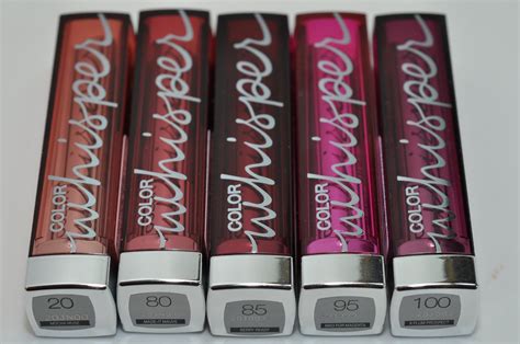 Maybelline Color Whisper™ by Color Sensational® Swatches, Review and A Giveaway - The Shades Of U