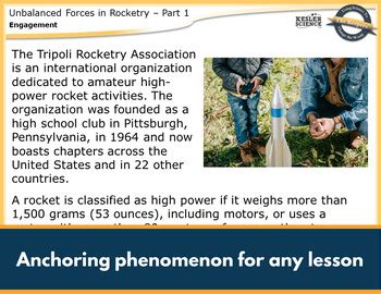 Amazing Anchors Phenomenon Pages - Unbalanced Forces in Rocketry