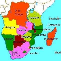 Map of SADC countries. Source: SADC, 2009. | Download Scientific Diagram