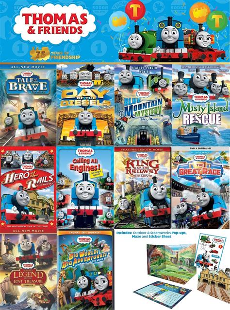 Amazon.com: Thomas & Friends: 10-Movie 75th Anniversary Collection ...