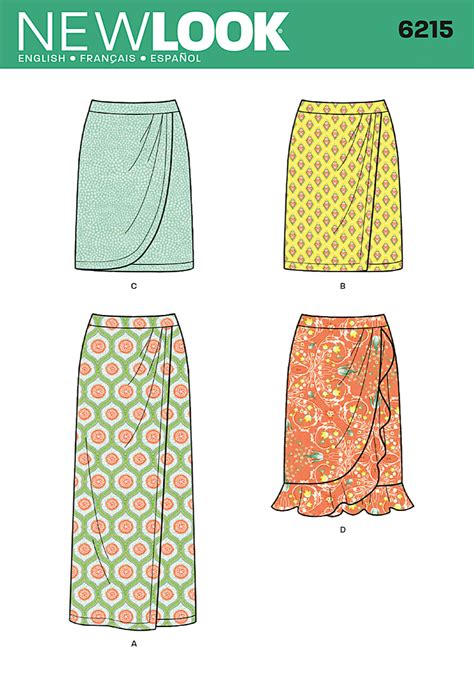 Printable Wraparound Skirt Pattern