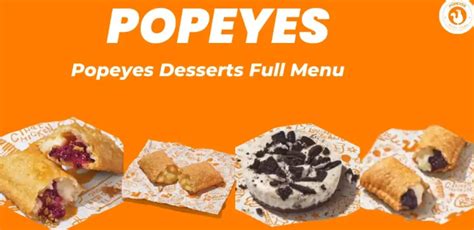 Popeyes Desserts Menu [Sept-2024]