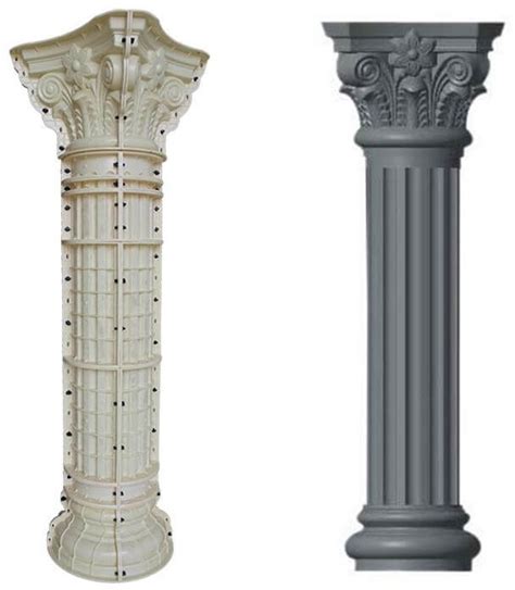 ABS Plastic Concrete Column Moulds for Sale - Myfull Decor