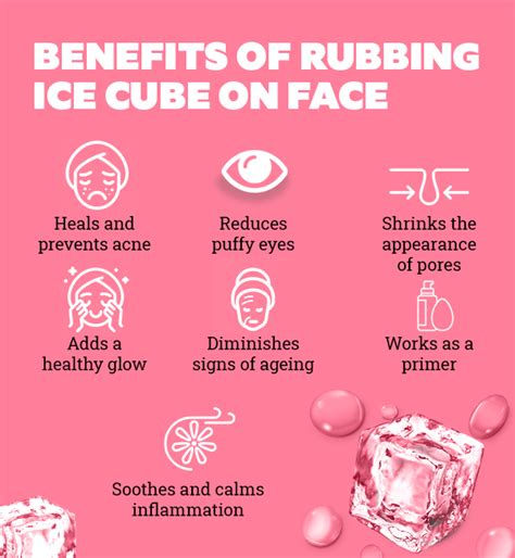 All the ways in which rubbing ice cubes on the face is beneficial