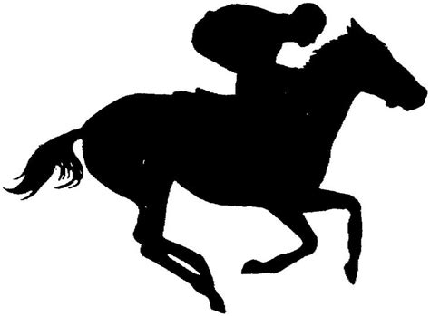 Ride a racehorse in a race. | Horse clip art, Derby horse, Horse silhouette