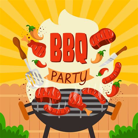 Bbq Party Vector Art, Icons, and Graphics for Free Download