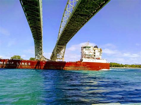 Blue Water Bridge Port Huron, Michigan US/Canadian Border | Port huron ...