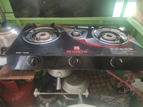 Triple / 3 burner gas stove, TV & Home Appliances, Kitchen Appliances, Hobs & Hoods on Carousell