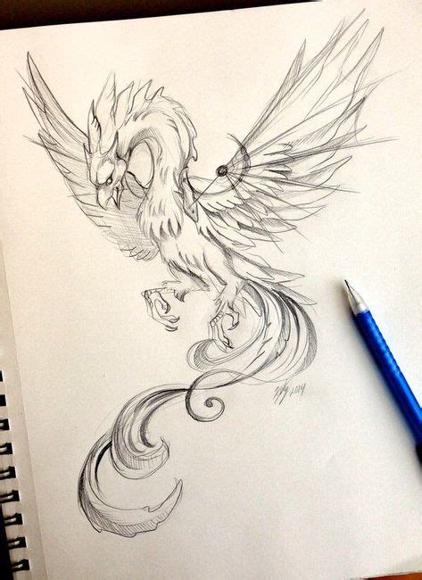 65+ super ideas phoenix bird tattoo drawing