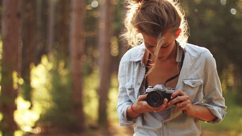 camera, Nature, Women, Forest, Depth Of Field, Minolta Wallpapers HD / Desktop and Mobile ...